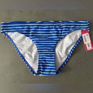 Brand new with tags blue and white stripe Xhilaration bathing suit bottom size M